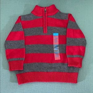 Red and Grey Sweater